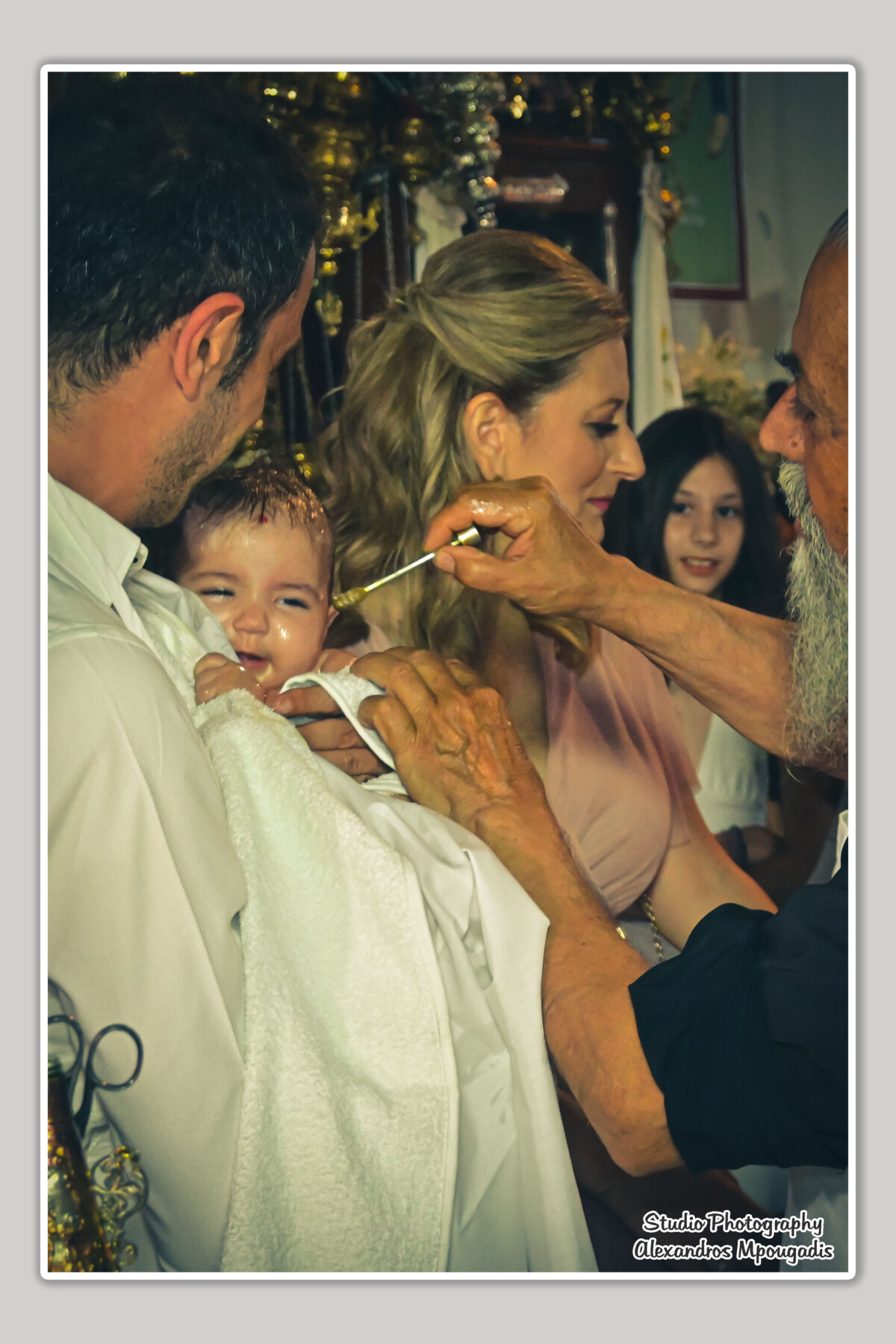 Ευαγγελία ~ Νεκταρία – Βάπτιση στην Παναγία Έλωνα